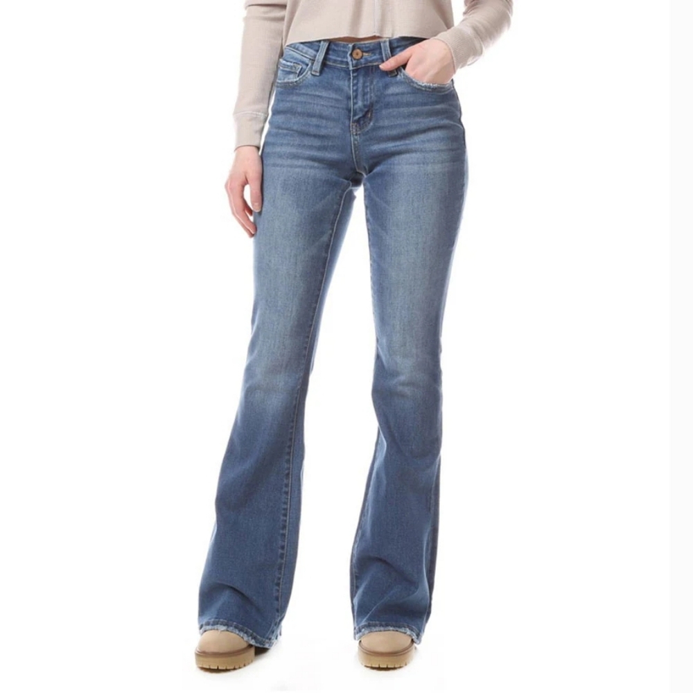 Vervet by Flying Monkey Alison Flare Jeans Sz 30 Long